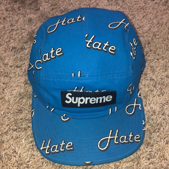 supreme hate camp cap